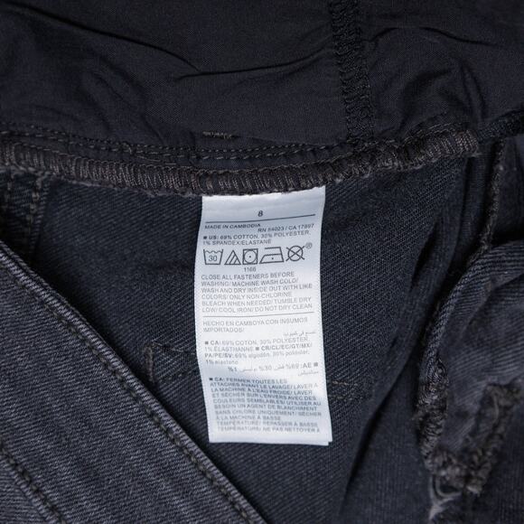 Old Navy High Rise WOW Straight Dark Gray Denim Jeans Womens Size 8 - Picture 10 of 16